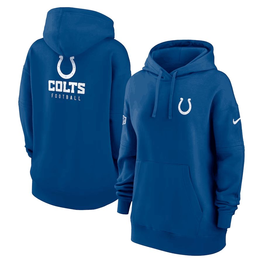 Women 2023 NFL Indianapolis Colts blue Sweatshirt style 1